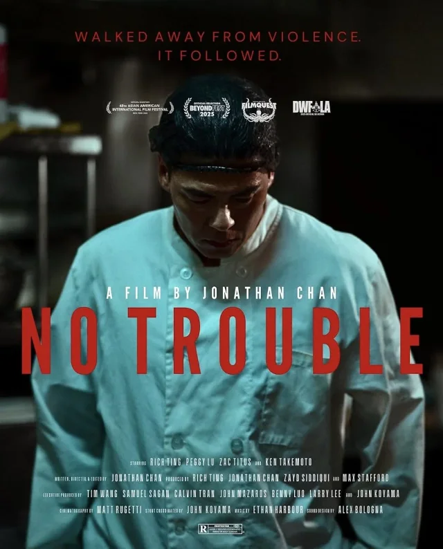Film artwork for No Trouble